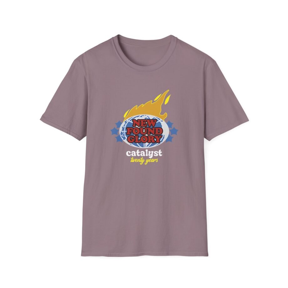 New Found Glory It’s All Downhill From Here Flame Unisex Softstyle T-Shirt