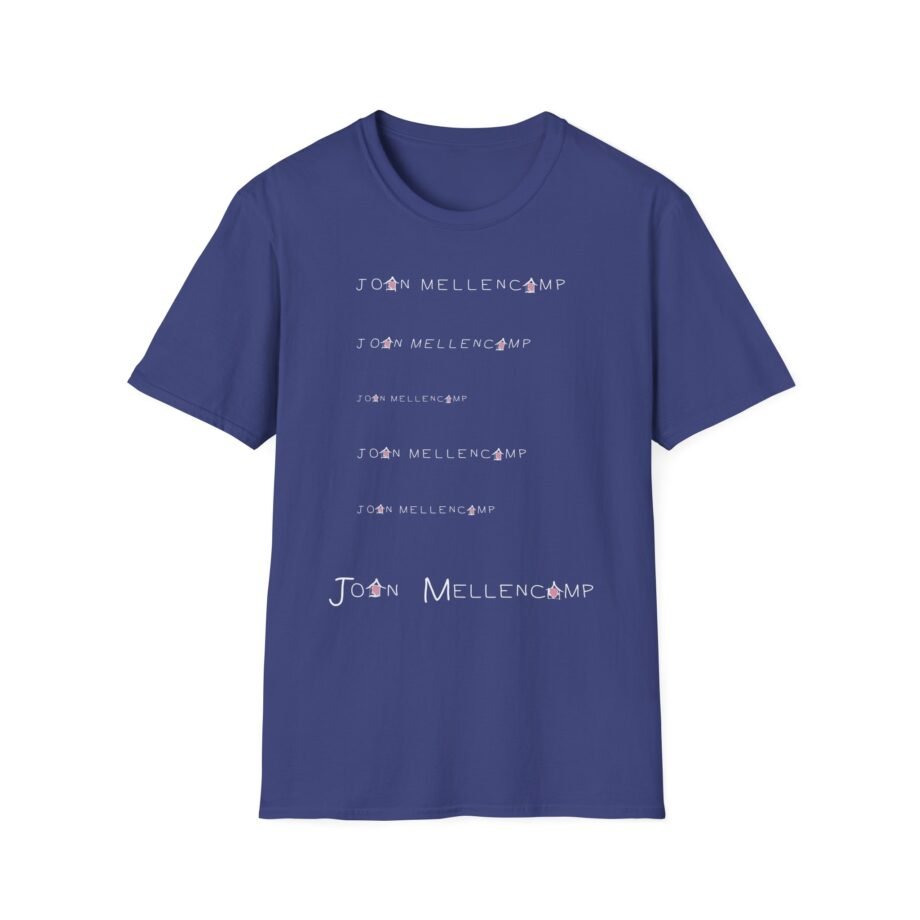 John Mellencamp Pink Houses Unisex Softstyle T-Shirt