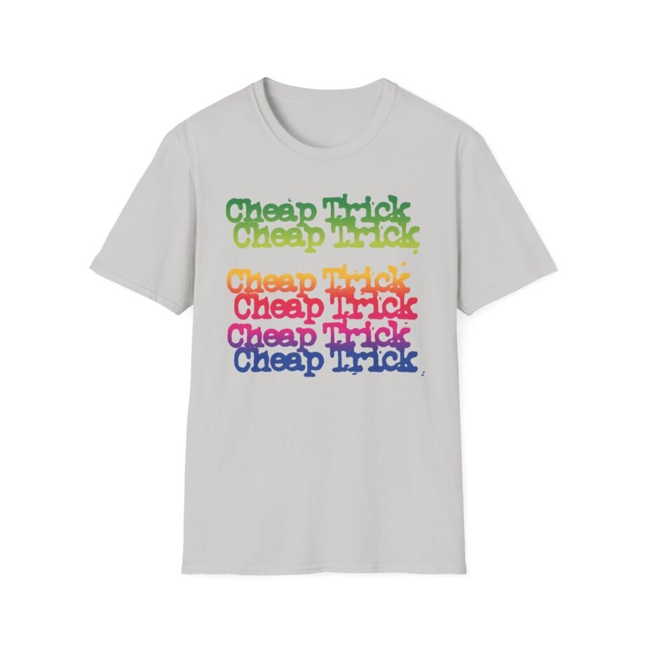 Cheap Trick Rainbow Unisex Softstyle T-Shirt