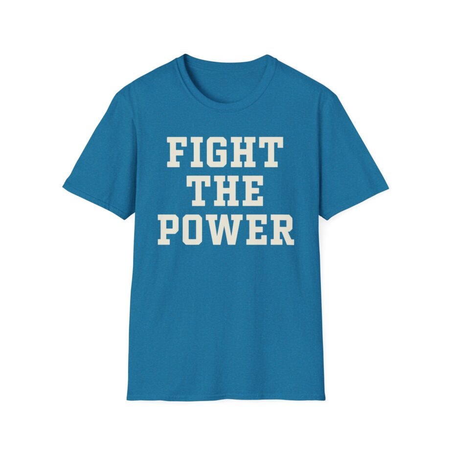 Public Enemy Fight the Power Text Unisex Softstyle T-Shirt
