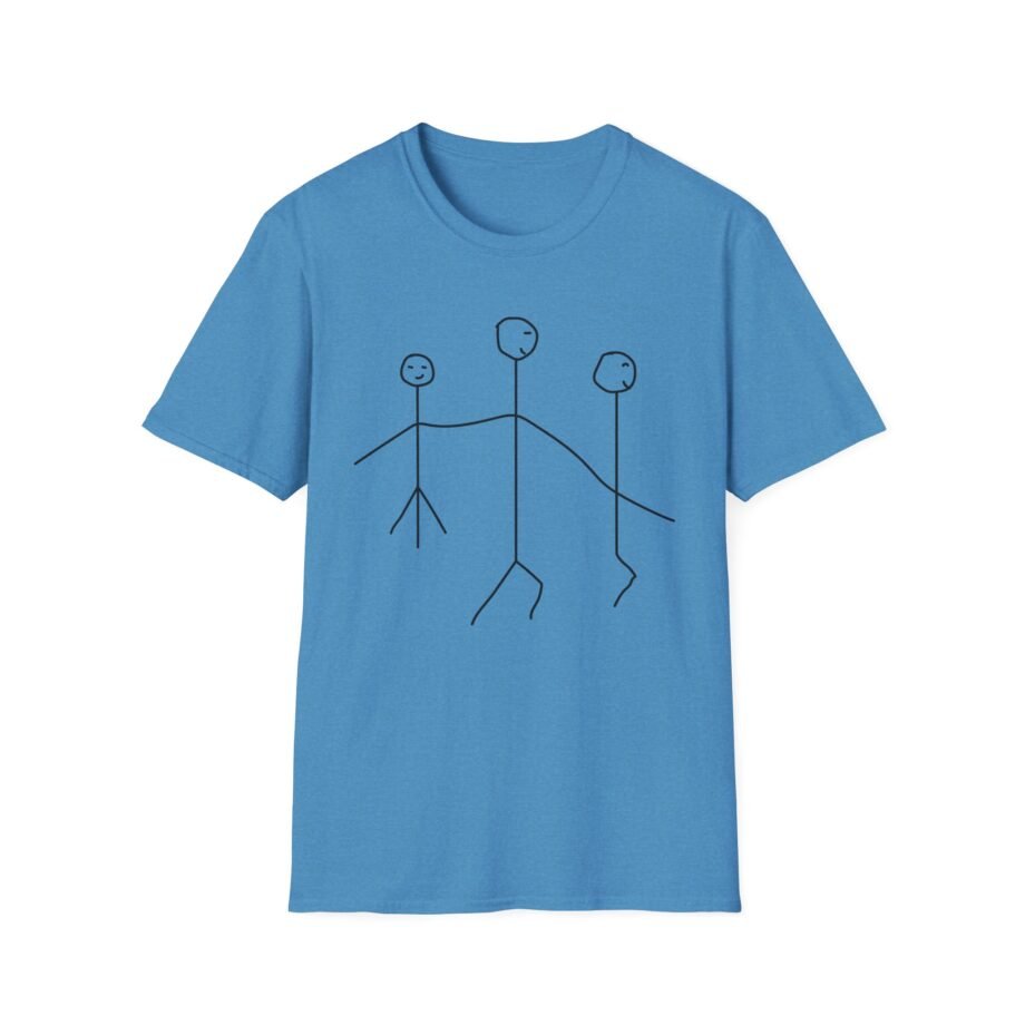 Leith Ross Stick Figures Unisex Softstyle T-Shirt