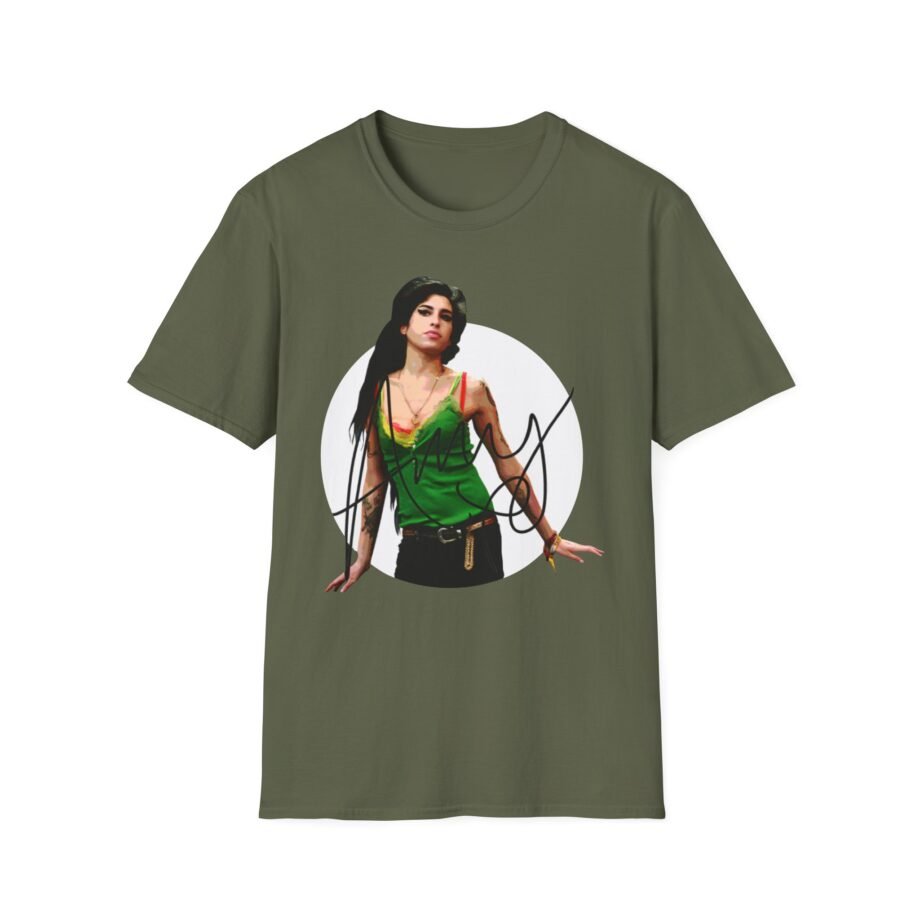 Amy Winehouse Live at Glastonbury Unisex Softstyle T-Shirt