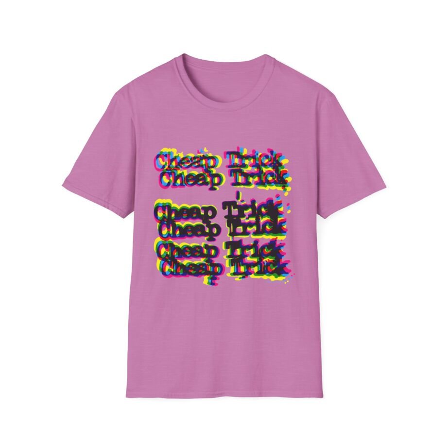 Cheap Trick 3d Logo Unisex Softstyle T-Shirt