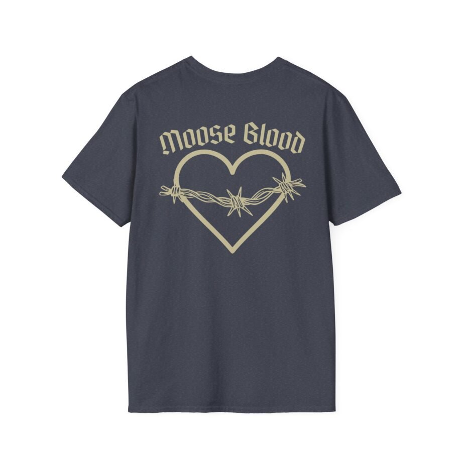 Moose Blood Barbed Wire Heart Unisex Softstyle T-Shirt
