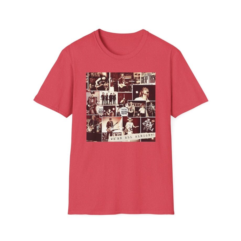 Cheap Trick Photo Collage Unisex Softstyle T-Shirt
