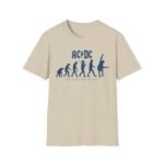 Acdc Evolution of Rock Unisex Softstyle T-Shirt