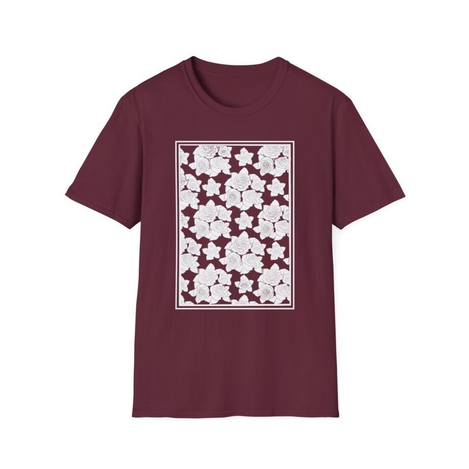 Smoke Floral Unisex Softstyle T-Shirt