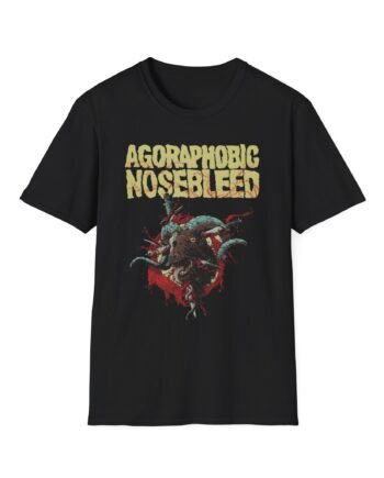 Agoraphobic Nosebleed Goat Head Unisex Softstyle T-Shirt