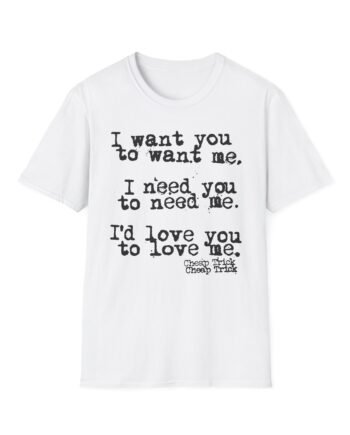 Cheap Trick I Want You to Want Me Unisex Softstyle T-Shirt
