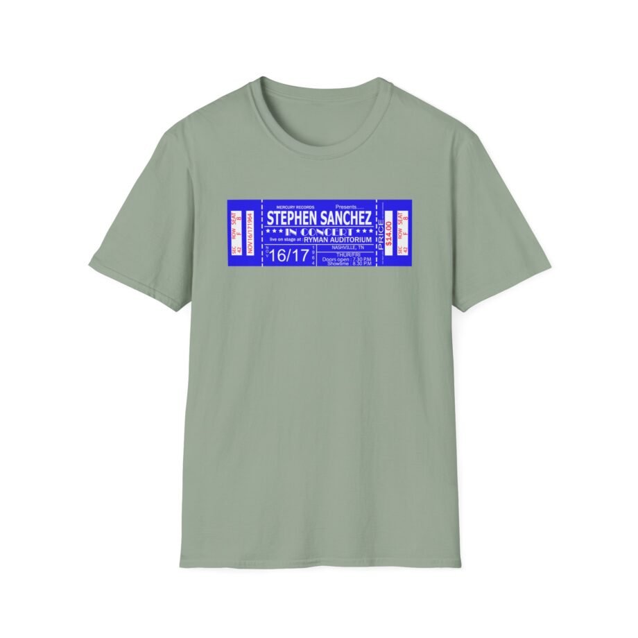 Stephen Sanchez Live in Concert Ryman Auditorium Unisex Softstyle T-Shirt