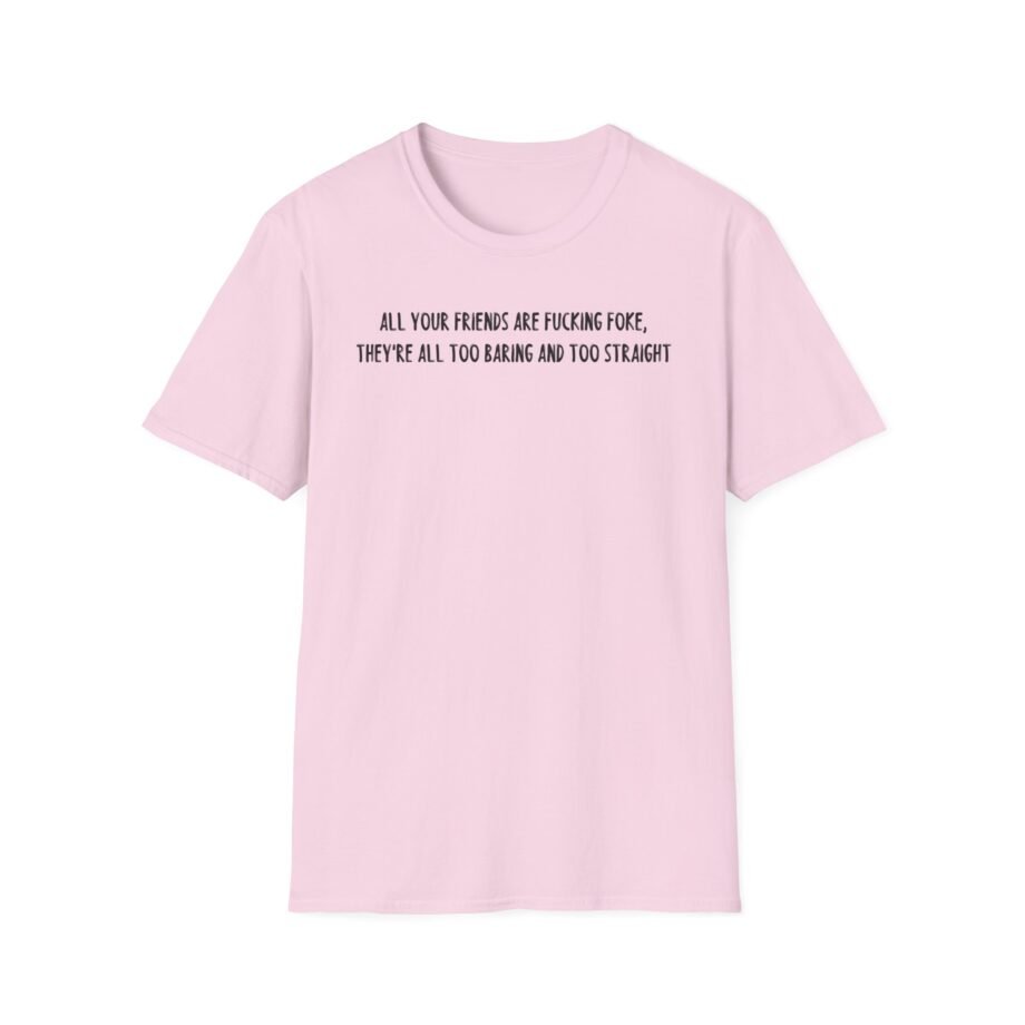 BM Boring and Straight Unisex Softstyle T-Shirt