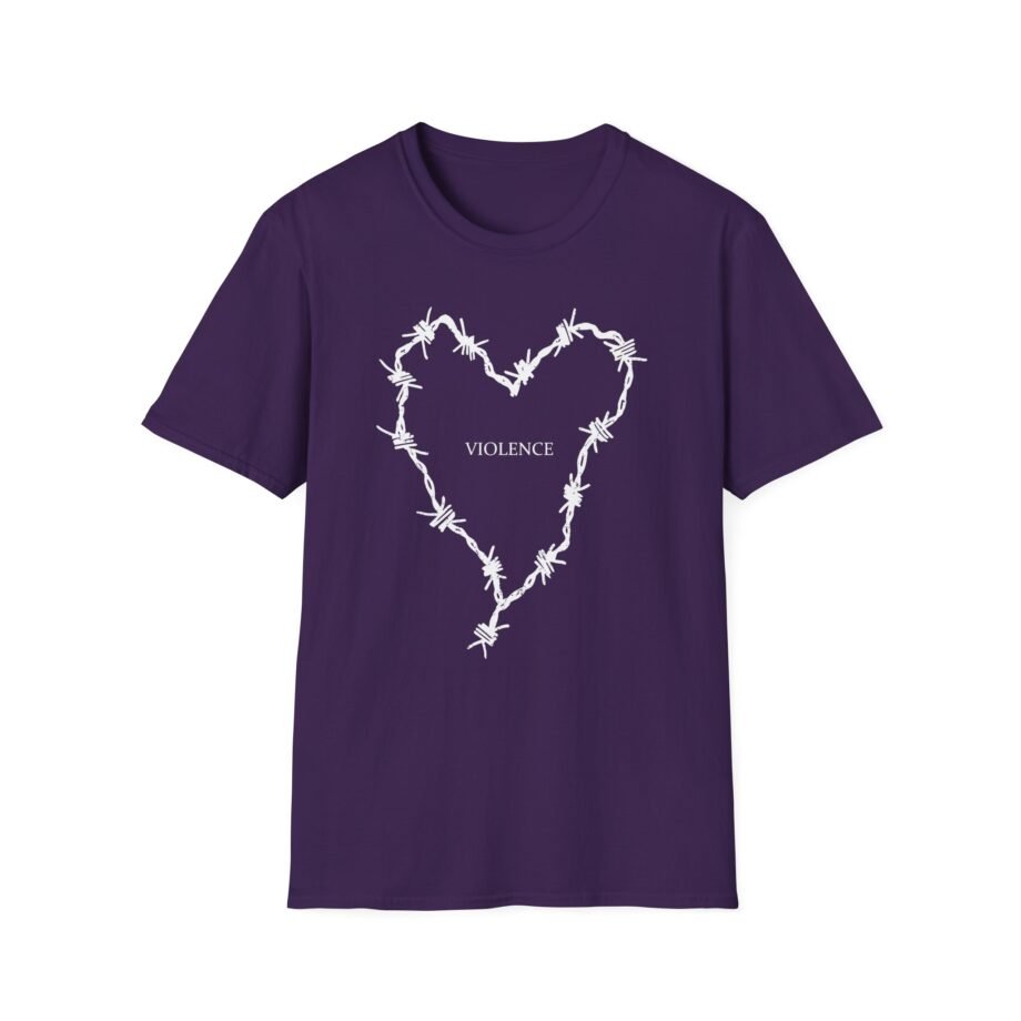 Frank Iero Barbed Wire Hear Unisex Softstyle T-Shirt