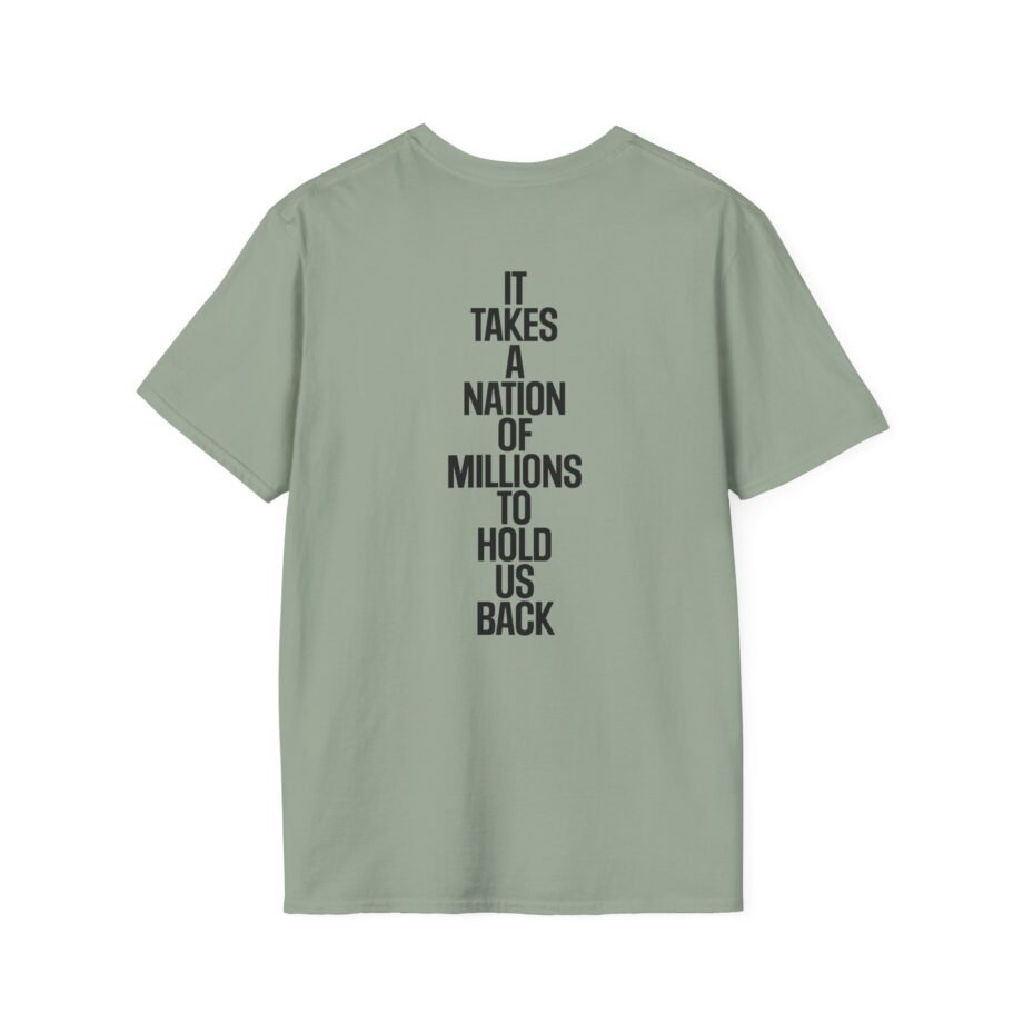 Public Enemy Nation Stack Text Unisex Softstyle T-Shirt