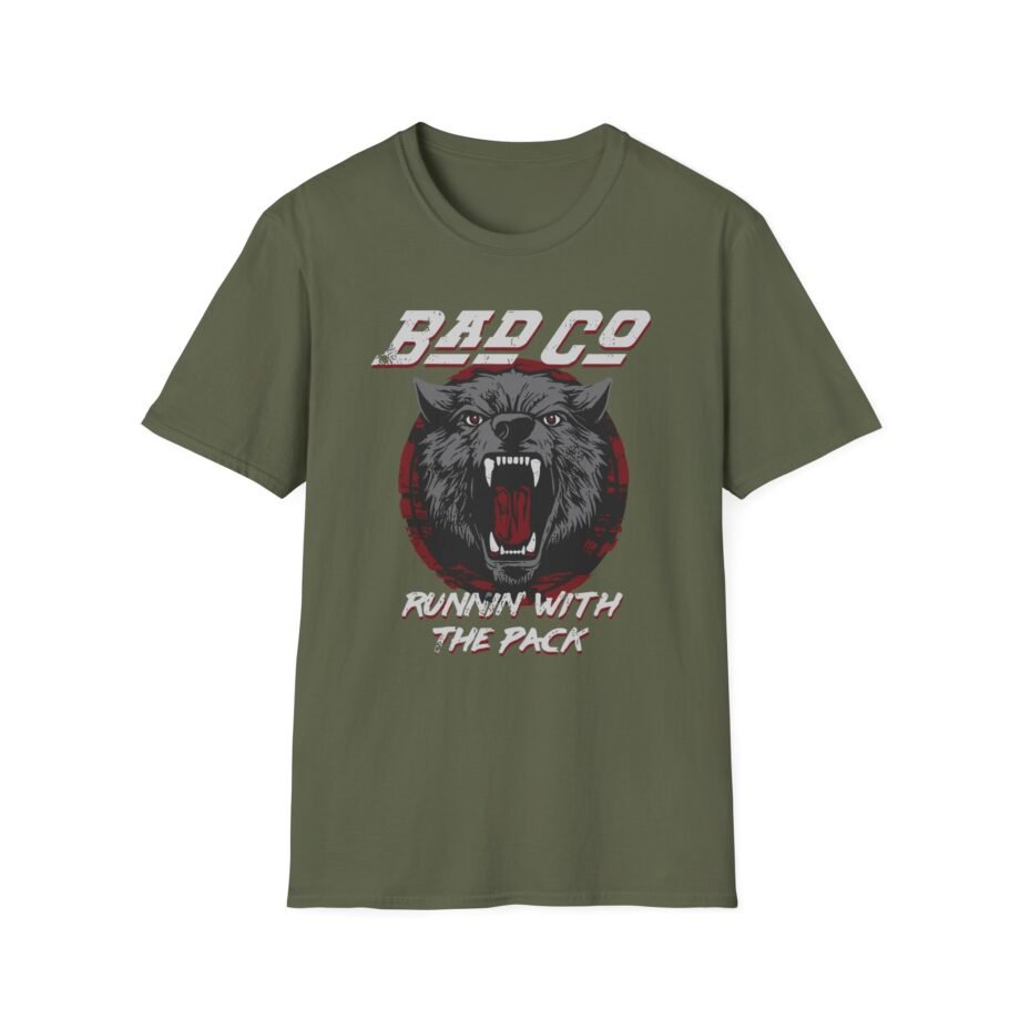 Bad Company Runnin' With the Pack Wolf Unisex Softstyle T-Shirt