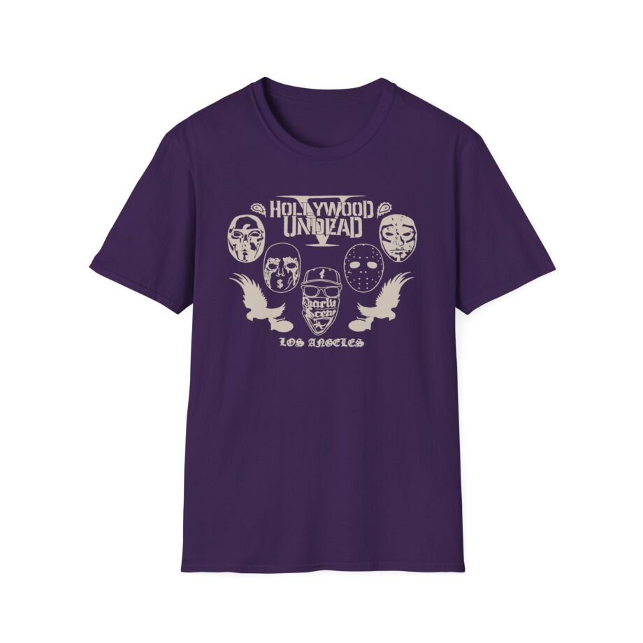 Hollywood Undead Los Angeles Logo Unisex Softstyle T-Shirt