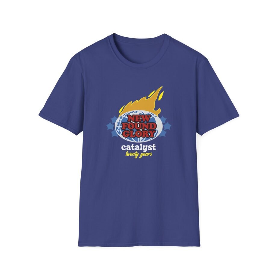 New Found Glory It’s All Downhill From Here Flame Unisex Softstyle T-Shirt