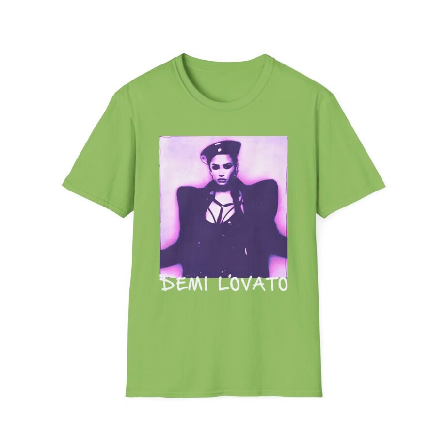 Demi Lovato Lilac Gradient Photo Unisex Softstyle T-Shirt