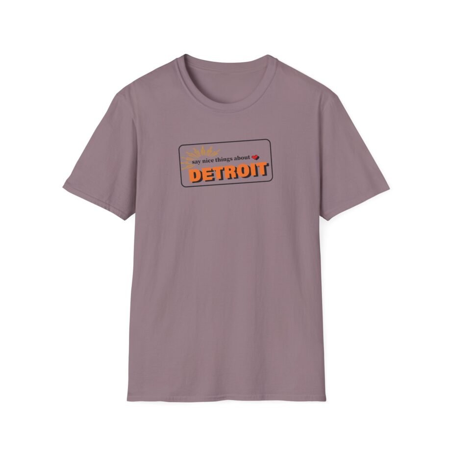 Detroit Lions Say Nice Things About Detroit Unisex Softstyle T-Shirt