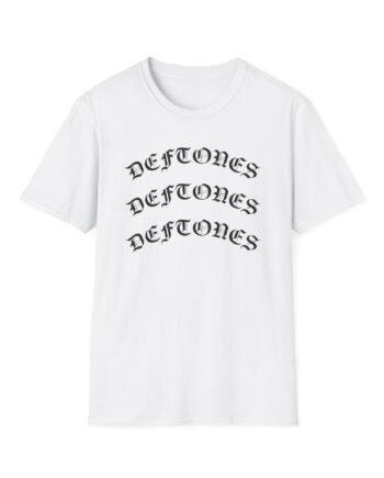 Deftones Gothic Logo Unisex Softstyle T-Shirt