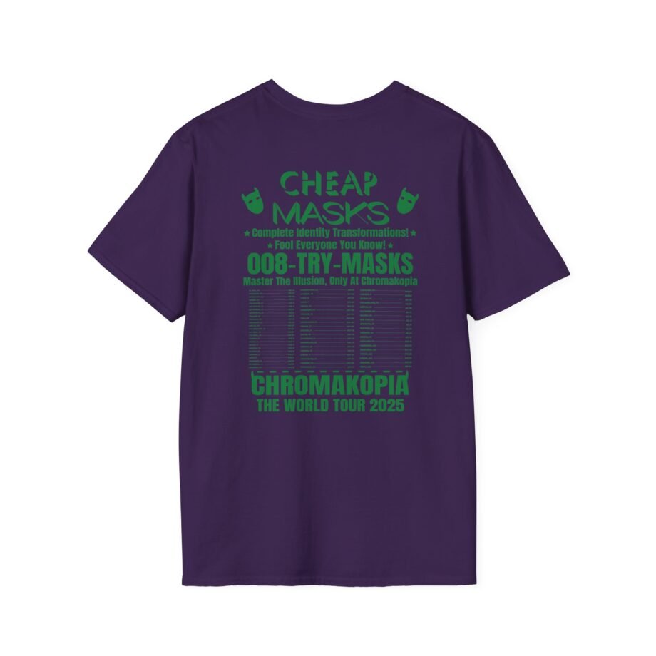 Chromakopia Cheap Masks Signature Tour Unisex Softstyle T-Shirt