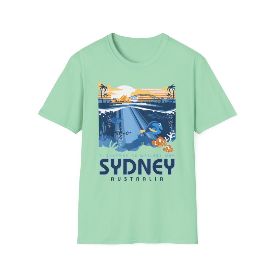 Nemo P.sherman Wallaby 42 Sydney Australia Unisex Softstyle T-Shirt
