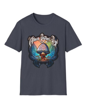 The Allman Brothers Psychedelic Mushroom Unisex Softstyle T-Shirt