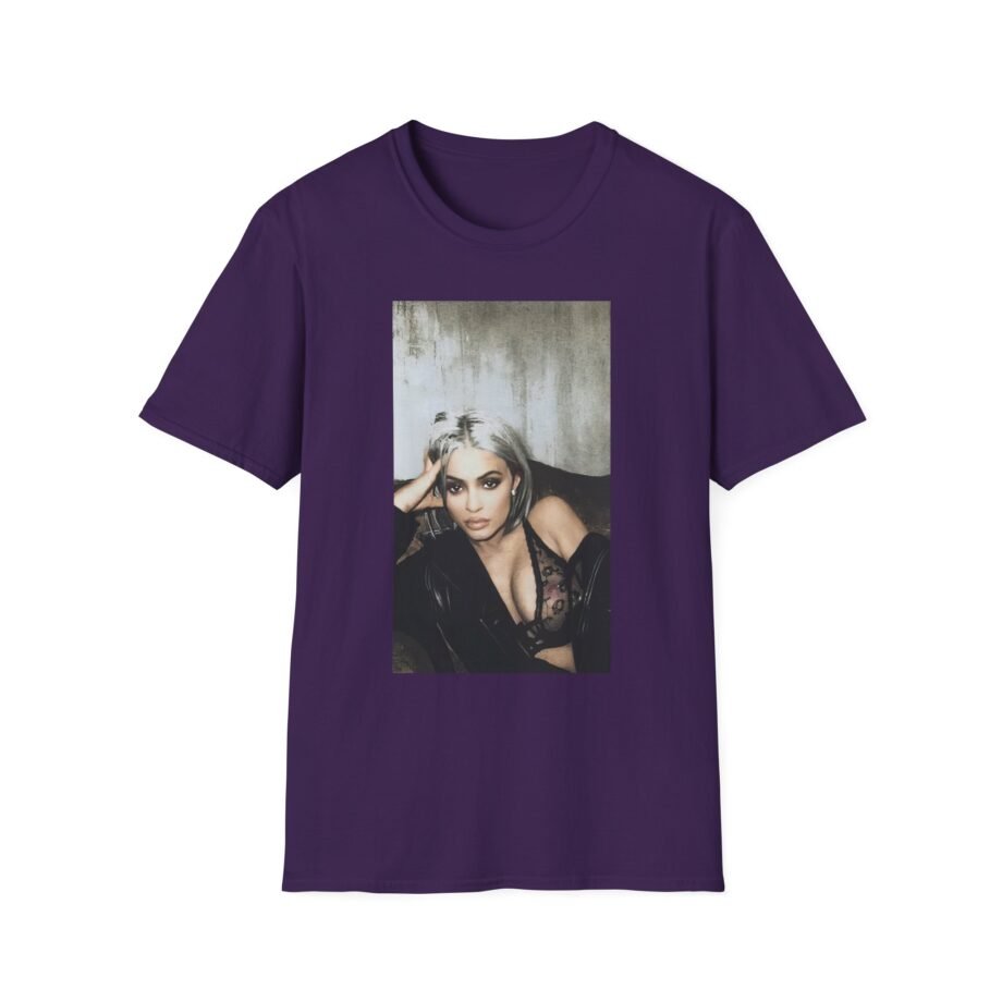Kylie Jenner Kylie & Kendall Lace & Leather Unisex Softstyle T-Shirt