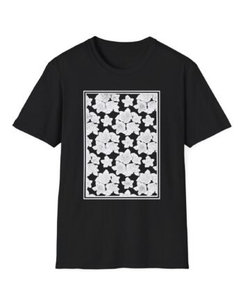 Smoke Floral Unisex Softstyle T-Shirt
