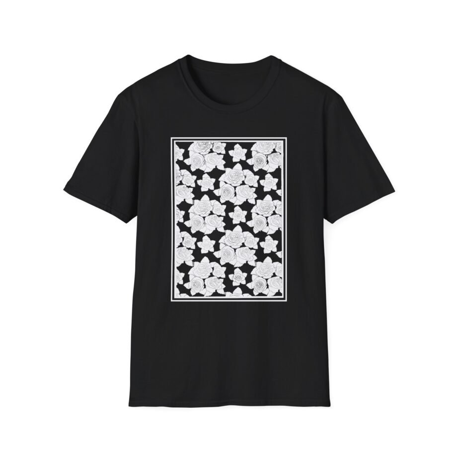 Smoke Floral Unisex Softstyle T-Shirt