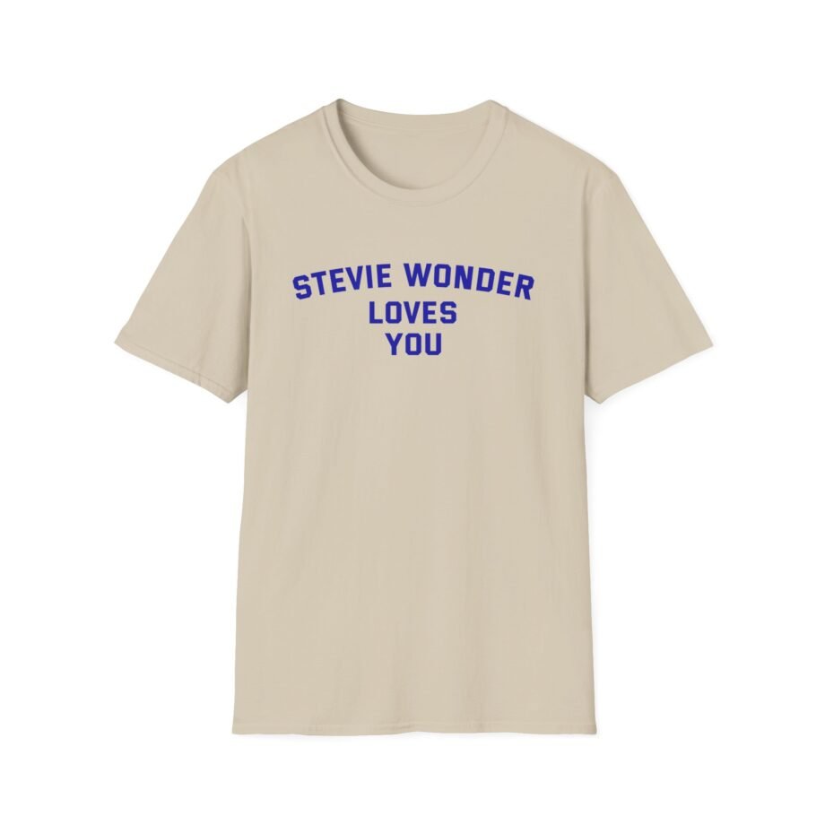 Stevie Wonder Loves You Unisex Softstyle T-Shirt