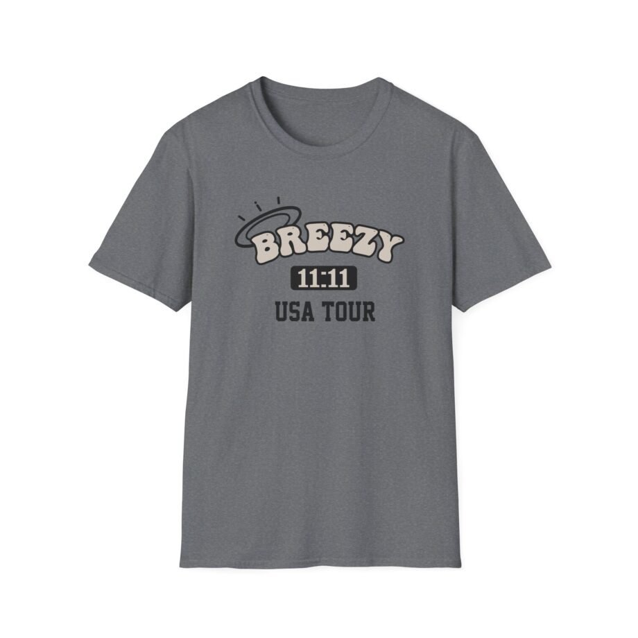Chris Brown Breezy 11 11 Usa Tour Unisex Softstyle T-Shirt