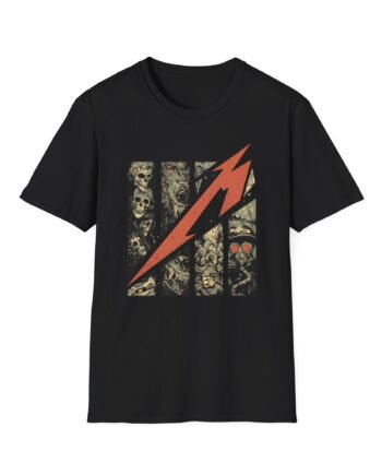 Metallica Fifth Member Poster Art Unisex Softstyle T-Shirt