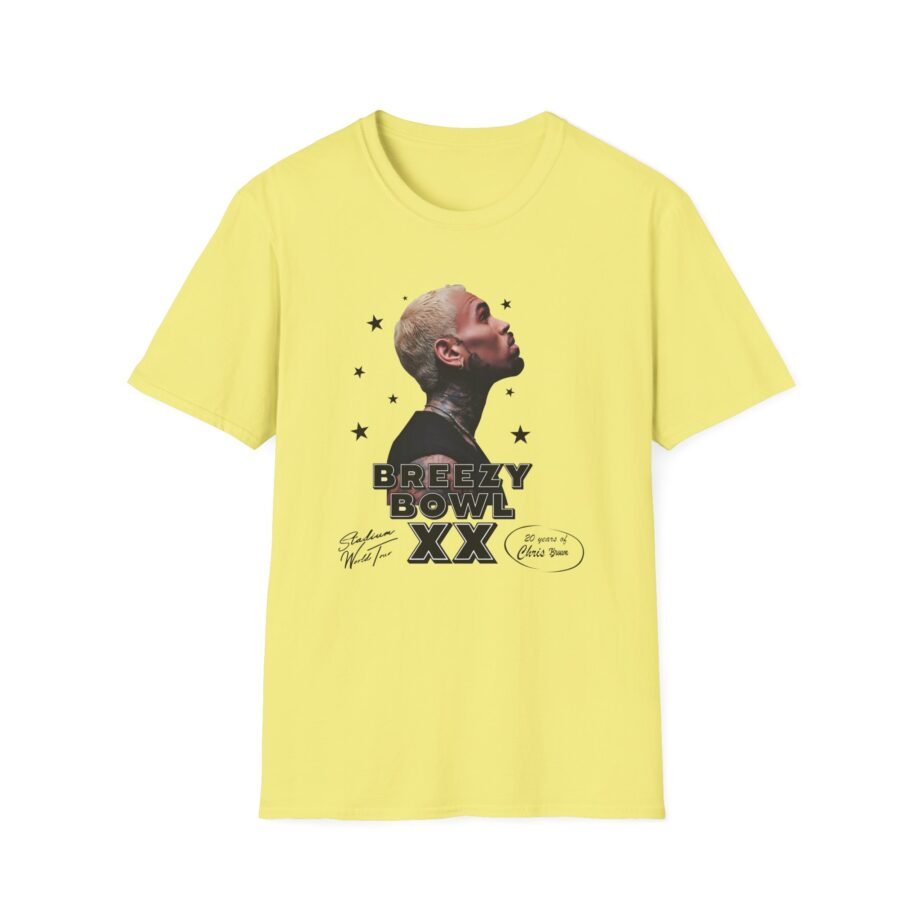 Chris Brown Breezy Bowl Xx Tour Unisex Softstyle T-Shirt
