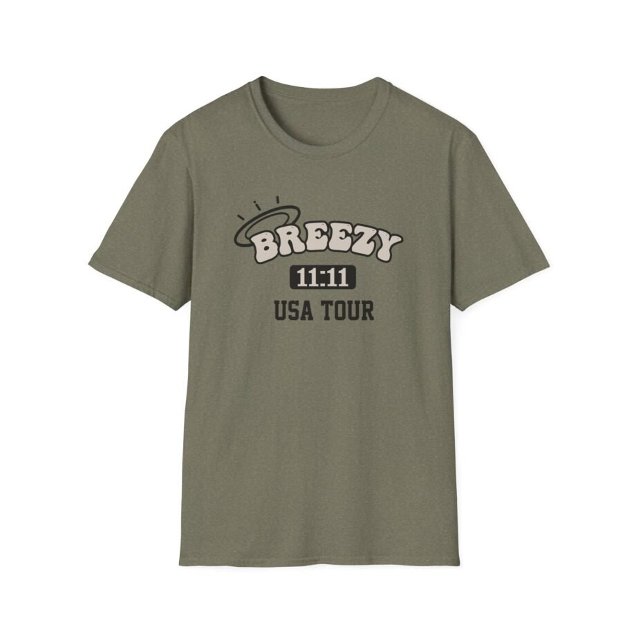 Chris Brown Breezy 11 11 Usa Tour Unisex Softstyle T-Shirt