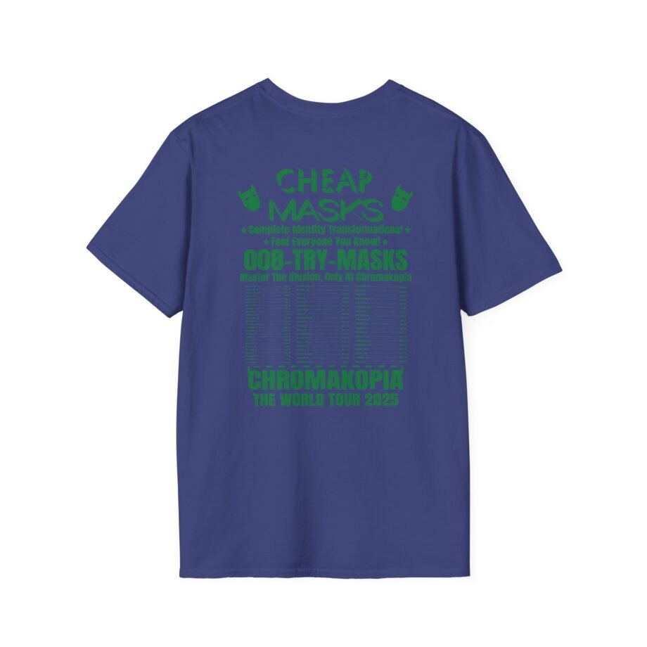 Chromakopia Cheap Masks Signature Tour Unisex Softstyle T-Shirt