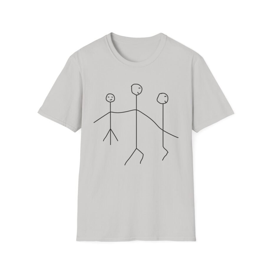 Leith Ross Stick Figures Unisex Softstyle T-Shirt