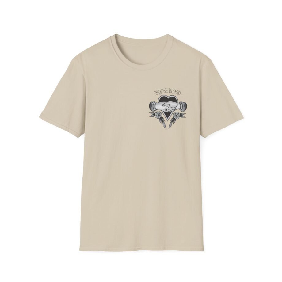 Moose Blood Traditional Tattoo Desig Unisex Softstyle T-Shirt