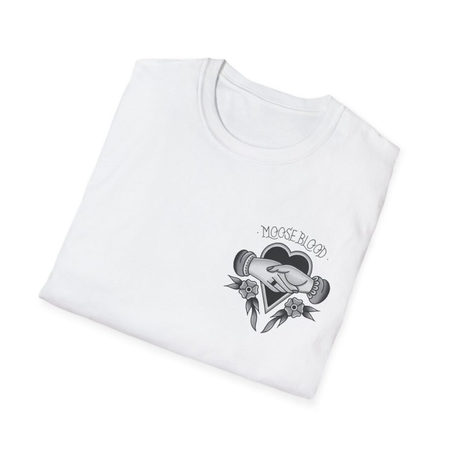 Moose Blood Traditional Tattoo Desig Unisex Softstyle T-Shirt