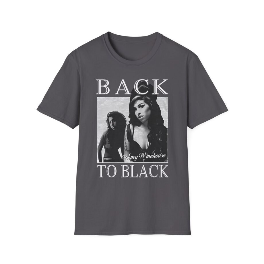 Amy Winehouse Back to Black Unisex Softstyle T-Shirt