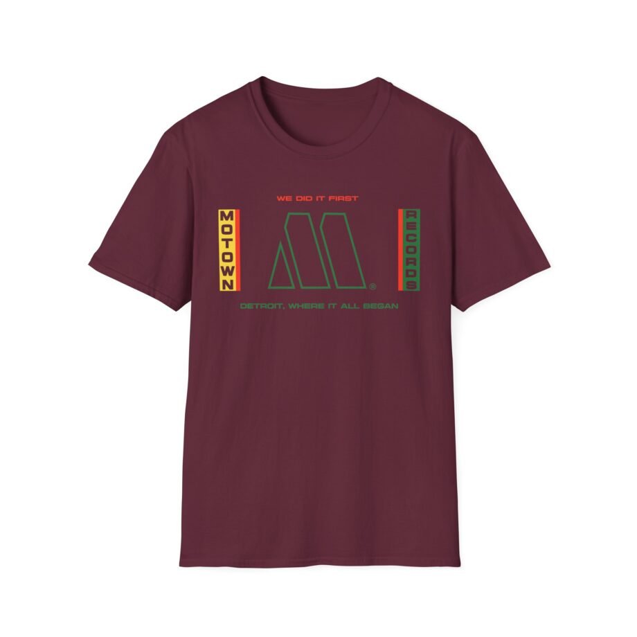 Motown Records We Did It First Unisex Soft-style T-shirt