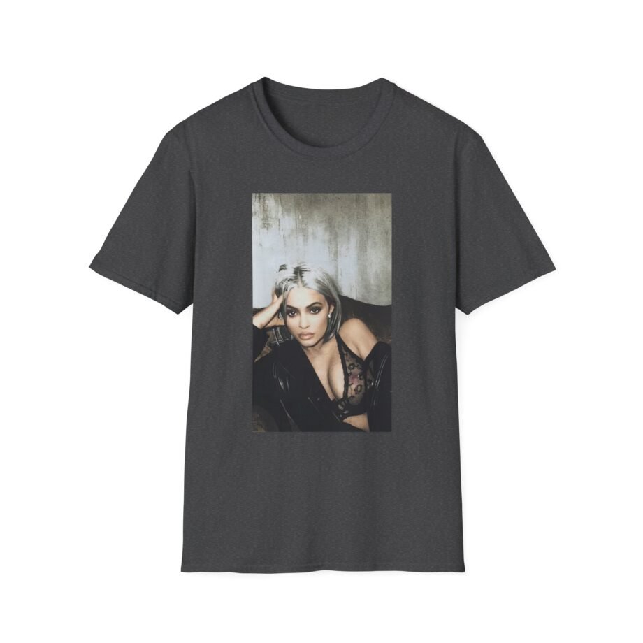 Kylie Jenner Kylie & Kendall Lace & Leather Unisex Softstyle T-Shirt