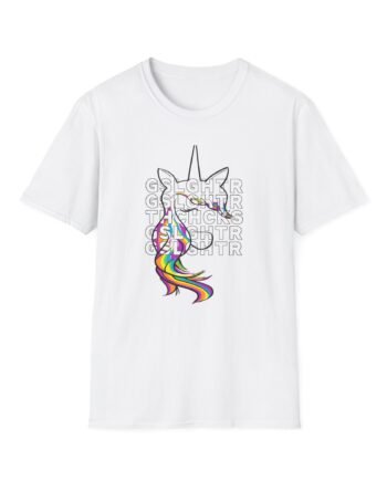 Chicks Unicorn Pride Unisex Softstyle T-Shirt