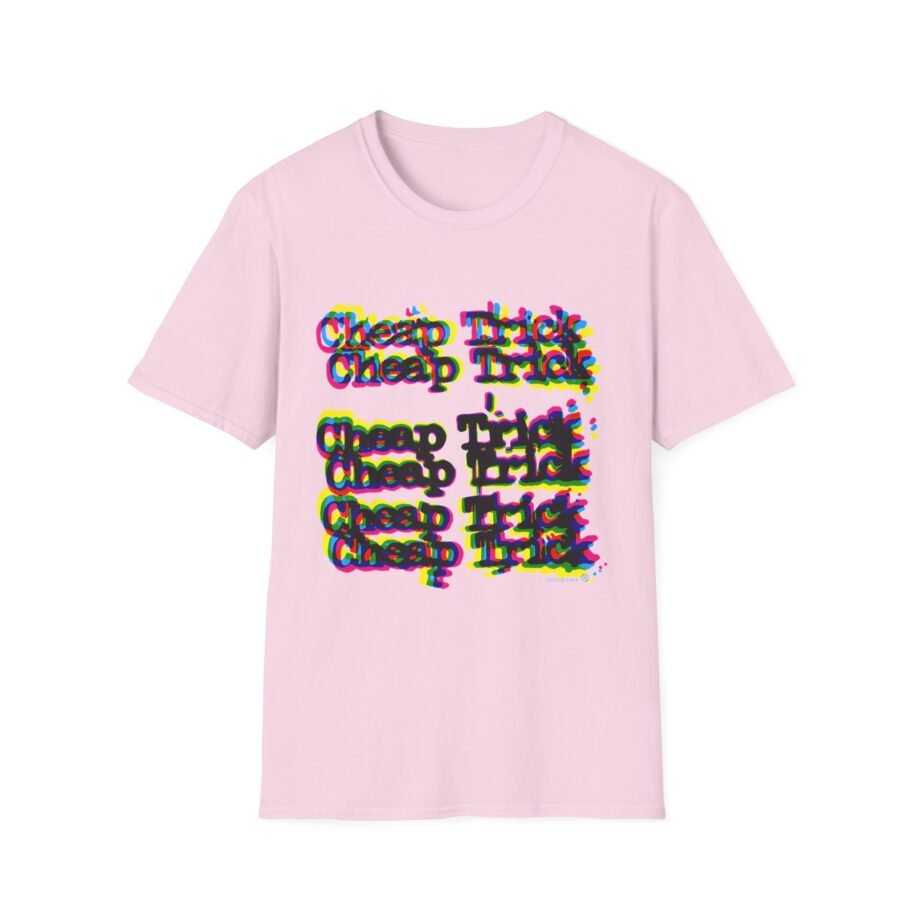 Cheap Trick 3d Logo Unisex Softstyle T-Shirt