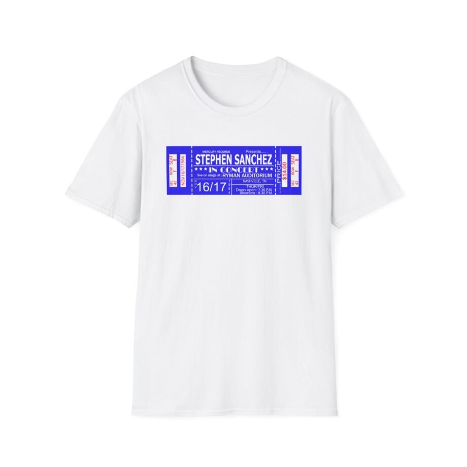 Stephen Sanchez Live in Concert Ryman Auditorium Unisex Softstyle T-Shirt