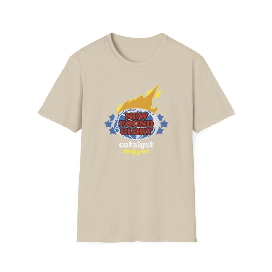 New Found Glory It’s All Downhill From Here Flame Unisex Softstyle T-Shirt