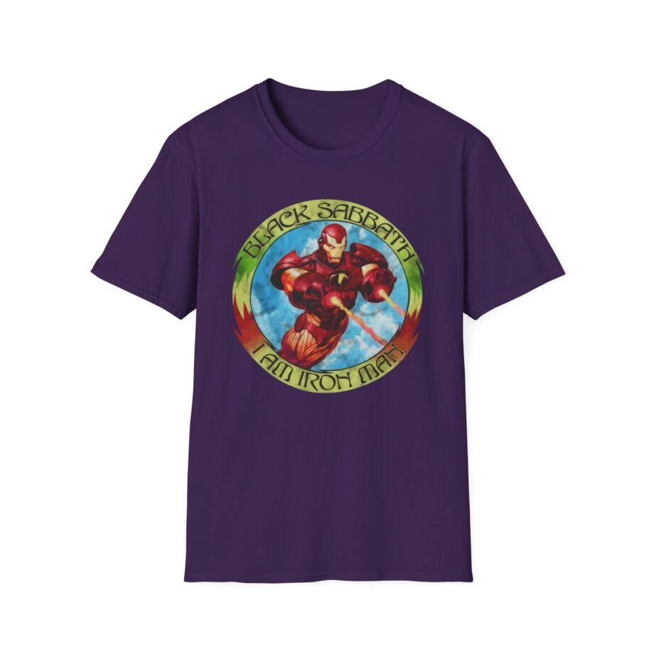 BS Iron Man Circle Unisex Softstyle T-Shirt