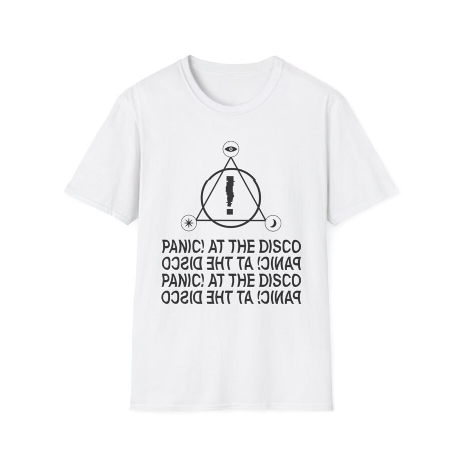 Panic at the Disco Stacked Wave Logo Unisex Softstyle T-Shirt