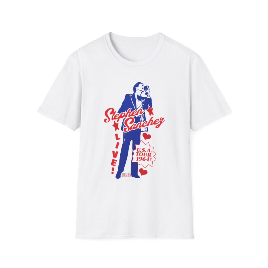 Stephen Sanchez Live U.s.a. Tour 1964 Unisex Softstyle T-Shirt