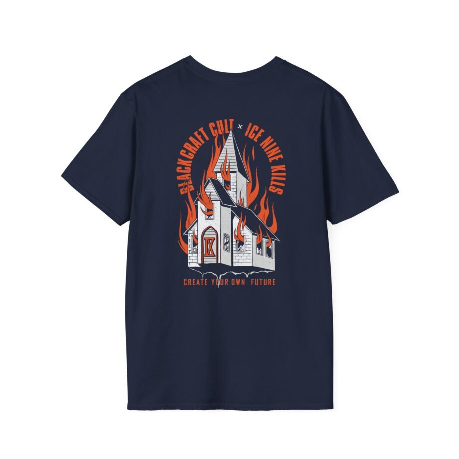 Ice Nine Kills Ink Burning Church Unisex Softstyle T-Shirt