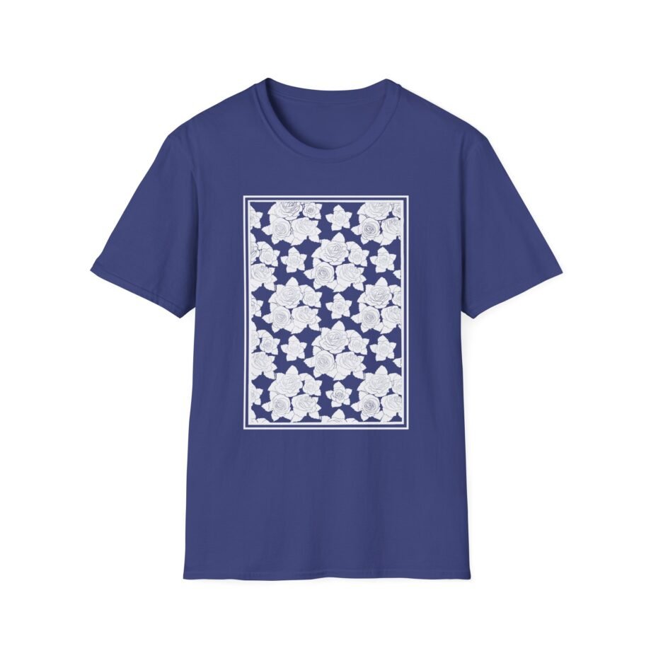 Smoke Floral Unisex Softstyle T-Shirt